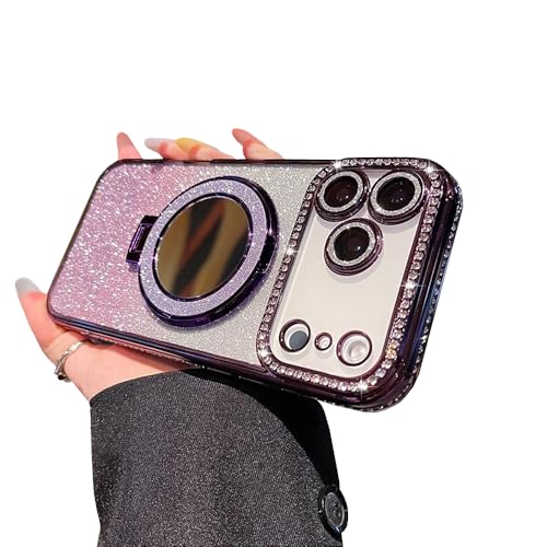 �y���C���X�g�[�� �O���f�[�V�����J���[�z For iPhone17 promax �P�[�X ���ϋ��t�� �X�^���h �L���L�� �u�����u���� �s�J�s�J �A�C�t�H��17 �v���}�b�N�X�p�J�o�[ �X�}�z�P�[�X ���f�B�[�X ���� ���킢�� �N���X�^�� ���܂������K���X�t