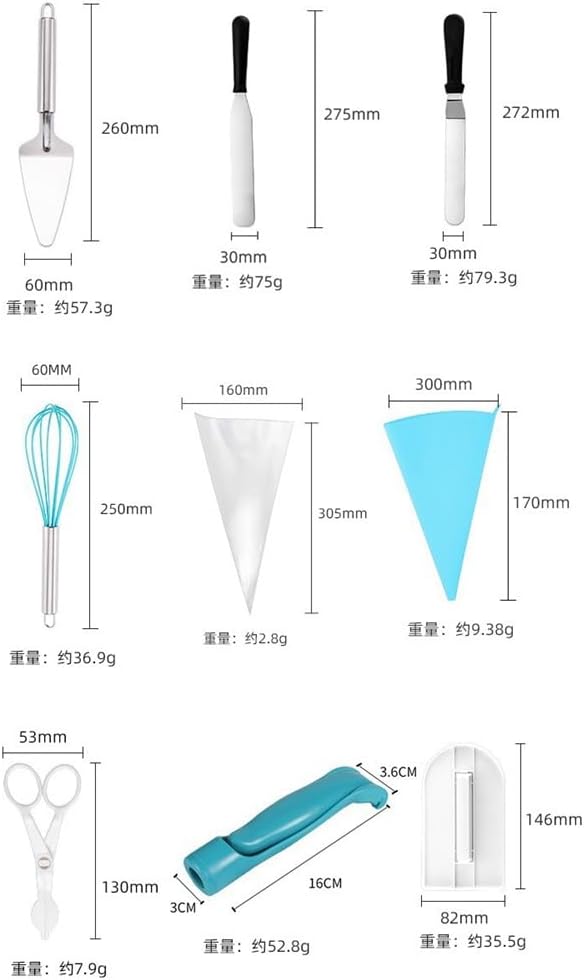 420 Piece Kitchen Baking Tool Set Cake Rotary Table Mounted Mouth Carving Pen Set Combination