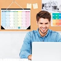 Desk Calendar 2026-2027 - 18 Month Desk Calendar july 2026-2027 Dec, 17" x 12", Large Desk Calendar with Thick Paper, Plastic Cover, Stickers, Home or Office Calendar for Easy Organizing — image 7