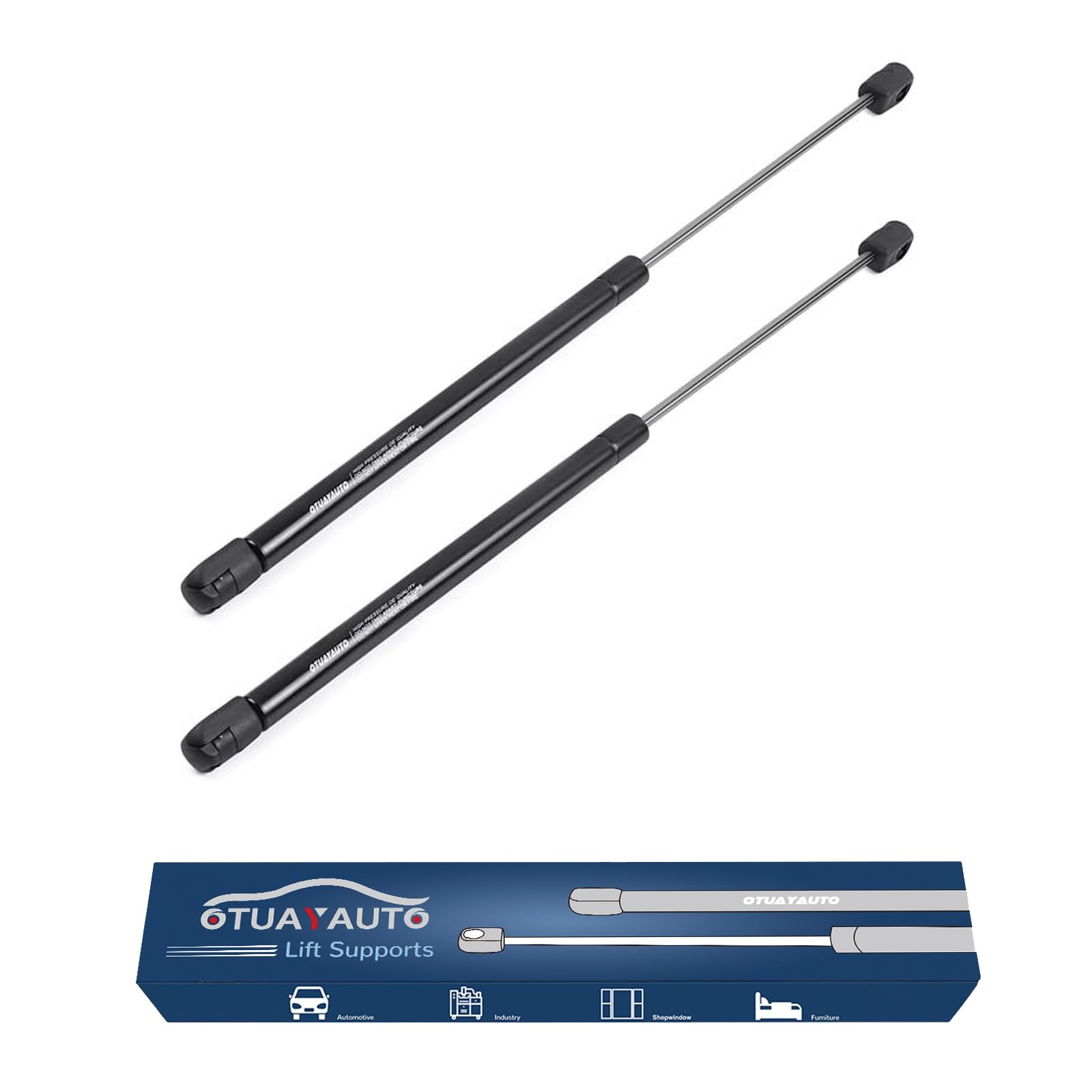 Replacement for 2002-2007 Jeep Liberty Hood Struts, OTUAYAUTO Front Hood Lift Support Shock, Replacement SG314037 4366 (Pack of 2)