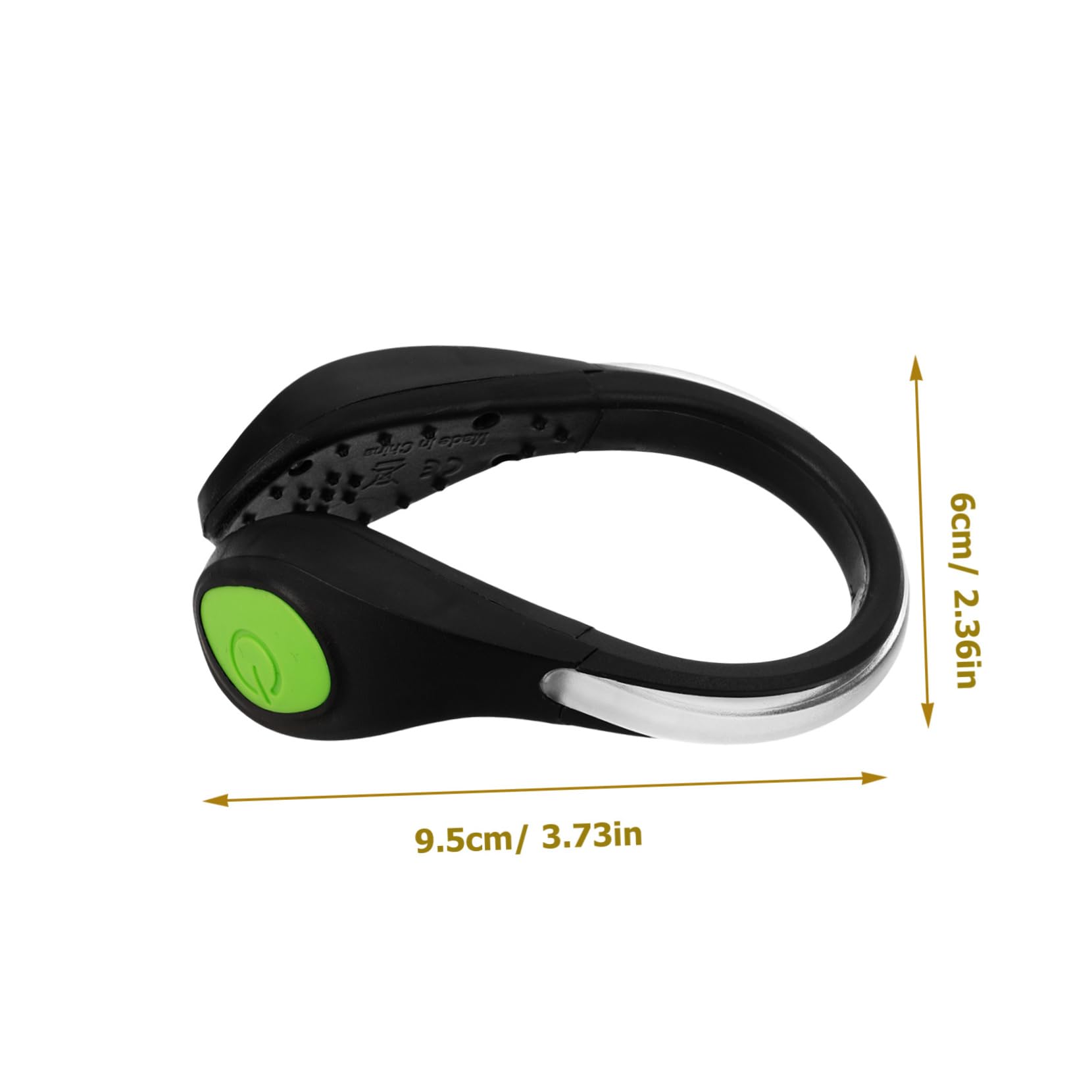 Homoyoyo 1pair Jogging Shoe Clip Light Led Running Light for Night Safety Easy to Install Shoe Clip Lamp for Walking and Jogging Portable and Lightweight for Men and Women