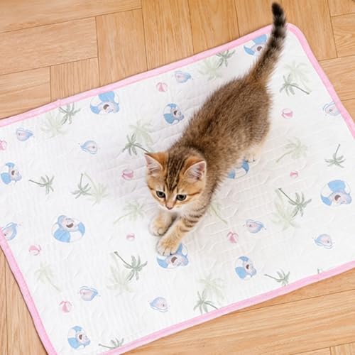 Estera de enfriamiento para mascotas impermeable lavable con base antideslizante 3