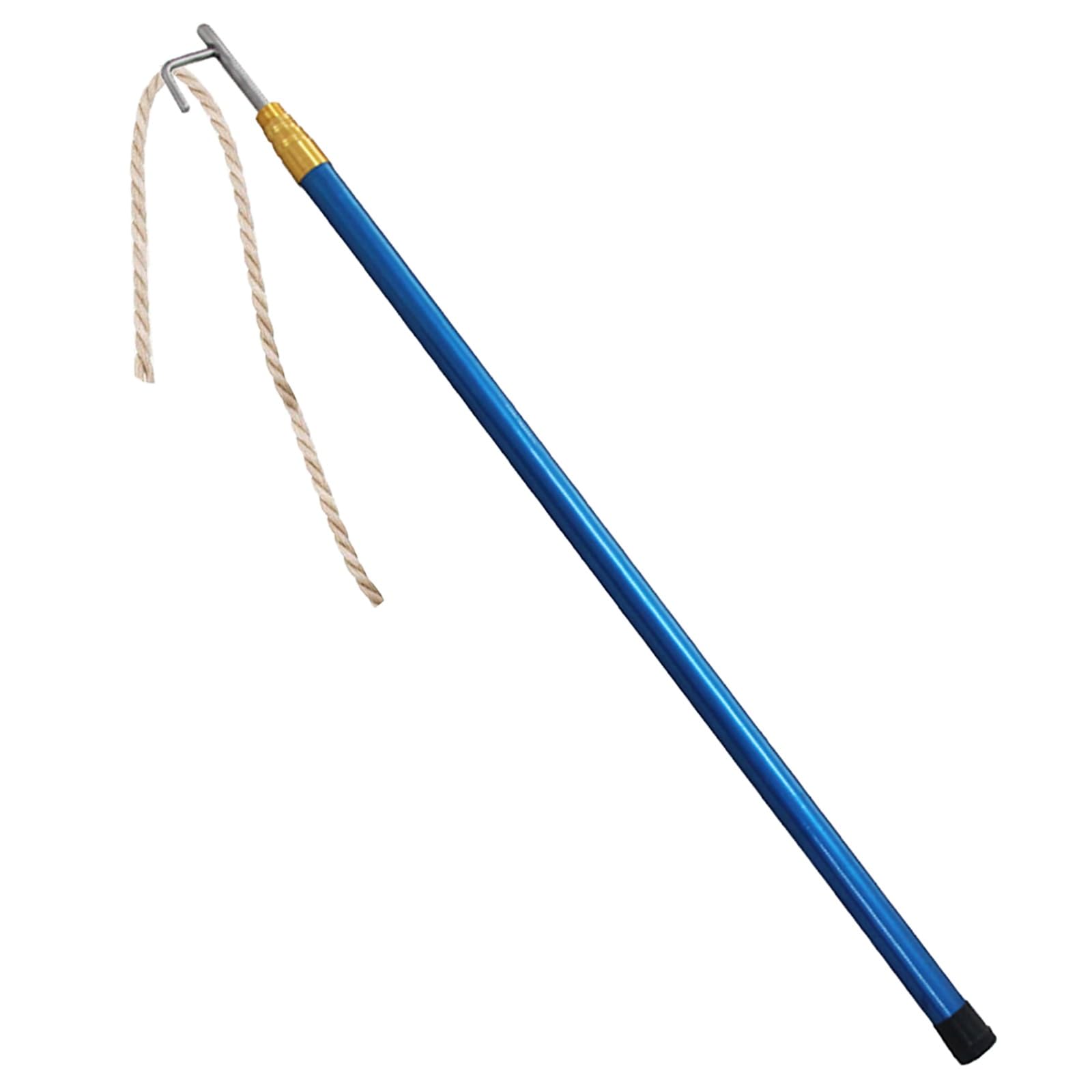 Mât télescopique pour bateau en fibre de verre de 5 m, lot de 2 pièces