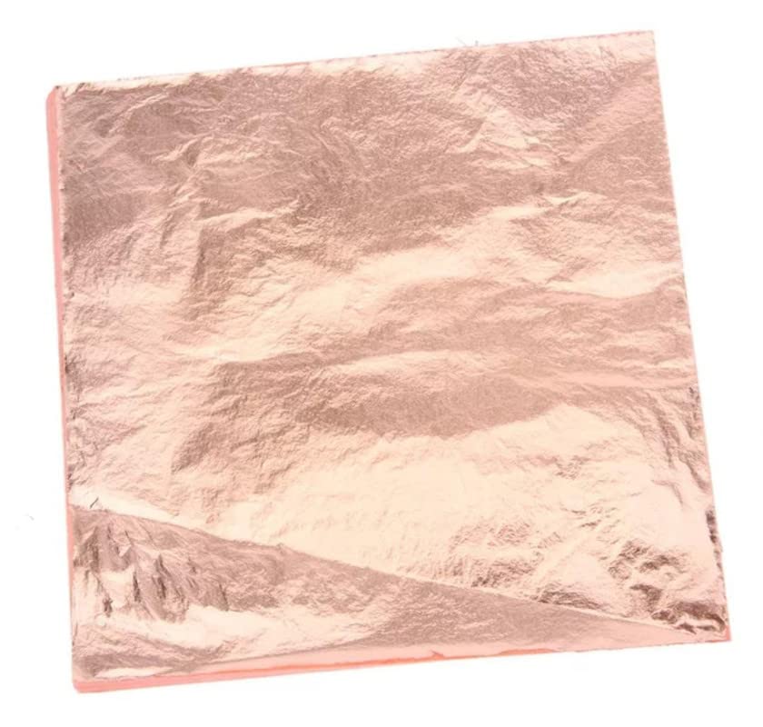 CLASSIC WARAQ CO. Mini Copper Gold Leaf Sheets, 3.15" by 3.35" Gilding Foil Gold Foil Paper for Paintings, Arts Crafts, Nail Deco,Furniture (25)-image-35