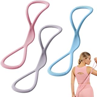 Resistance Bands,2025 New Figure 8 Resistance Bands with Handles for Women Men,Exercise Bands for Working Out,Arm,Back,Fullbody Yoga Pulling Rope,Elastic Stretch Bands