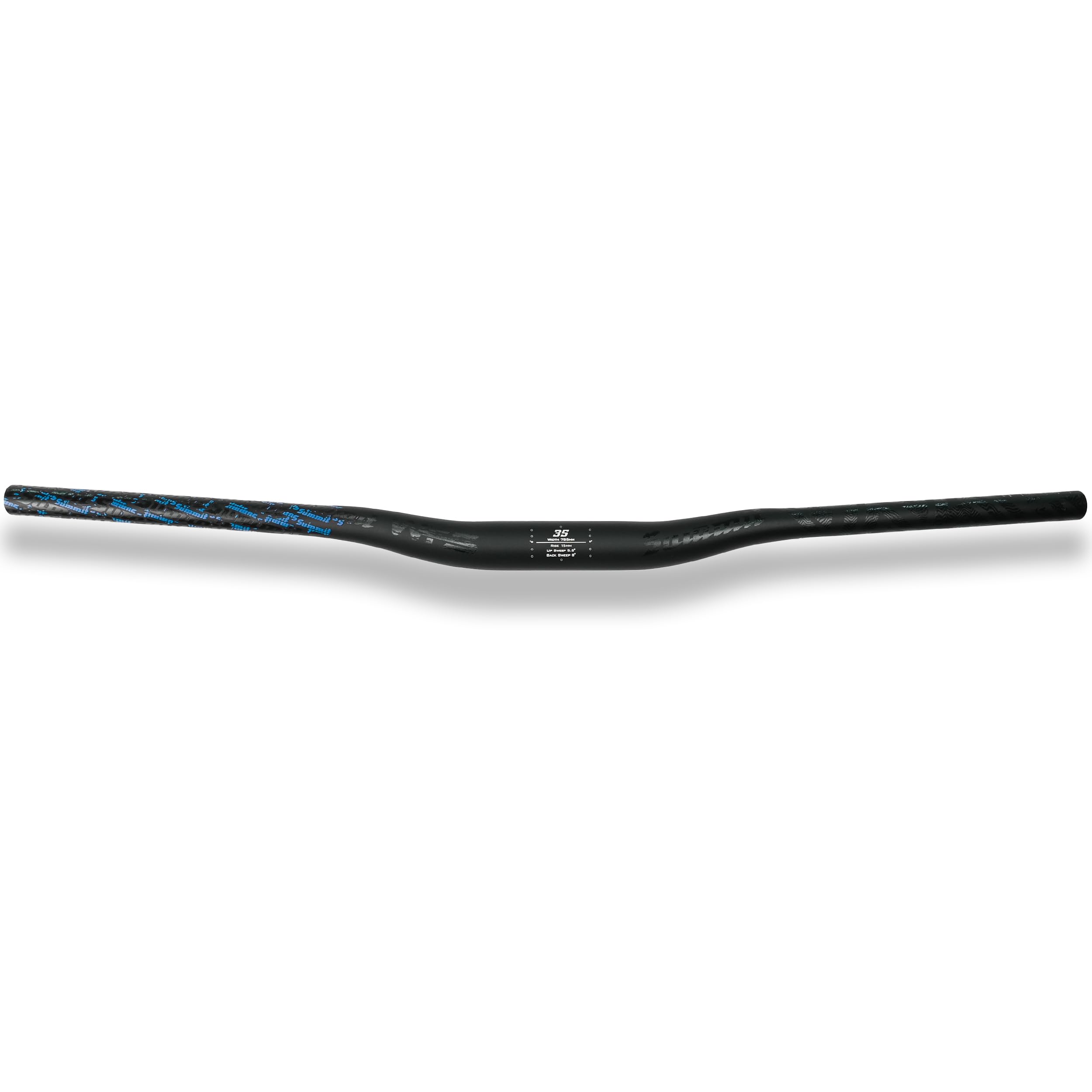 WFS Summit 35 x 785 mm Handlebar 15 mm Rise, Black x Blue