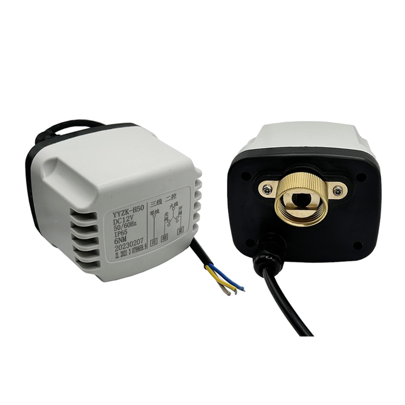Actionneur de vanne à Bille électrique étanche IP65, AC220V DC24V DC12V, 3 Fils, 2 Commandes, Moteur vannes électriques 1/2 "3/4" 1 "2"