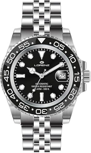 Lorenz Automatic 28196AA - Orologio Uomo in Acciaio inossidabile - Orologio Sportivo Sub 100m