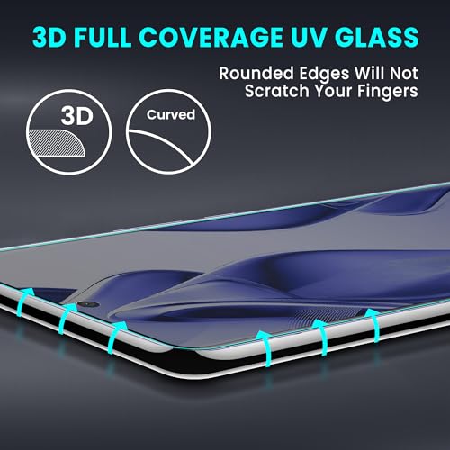 Image of FIRST MART Anti-Spy UV Tempered Glass for Vivo V50e | 9H Curved Display Screen Guard, Fingerprint Compatible | Pack of 2