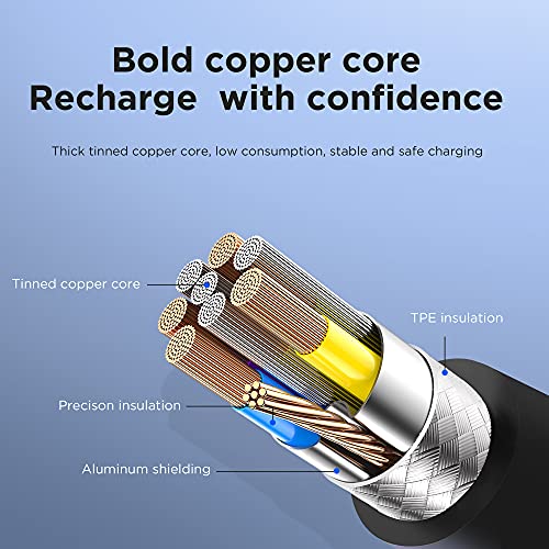 Vcutech Lightning Data Cable To Usb-C 1.1 Ft/35 Cm Mfi Certified For Dji Mini 3 Pro/Mini 2/Air 2S/Mavic Air 2/Mavic 3 Remote Controller Otg Extension Cable Cord Accessories, 90 Degree Fast Charging #TOP5