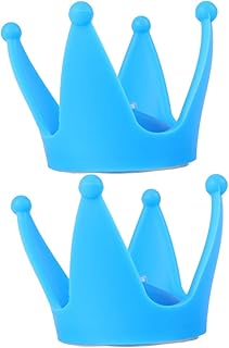 Vaguelly 6 Pçs Capacete Coroa Decoração Ventosa Coroa Capacete Coroa Capacete Adorno Coroa Ventosa DIY Capacete Decoração Capacete Motocicleta Decoração Silicone Gel Menina Mini