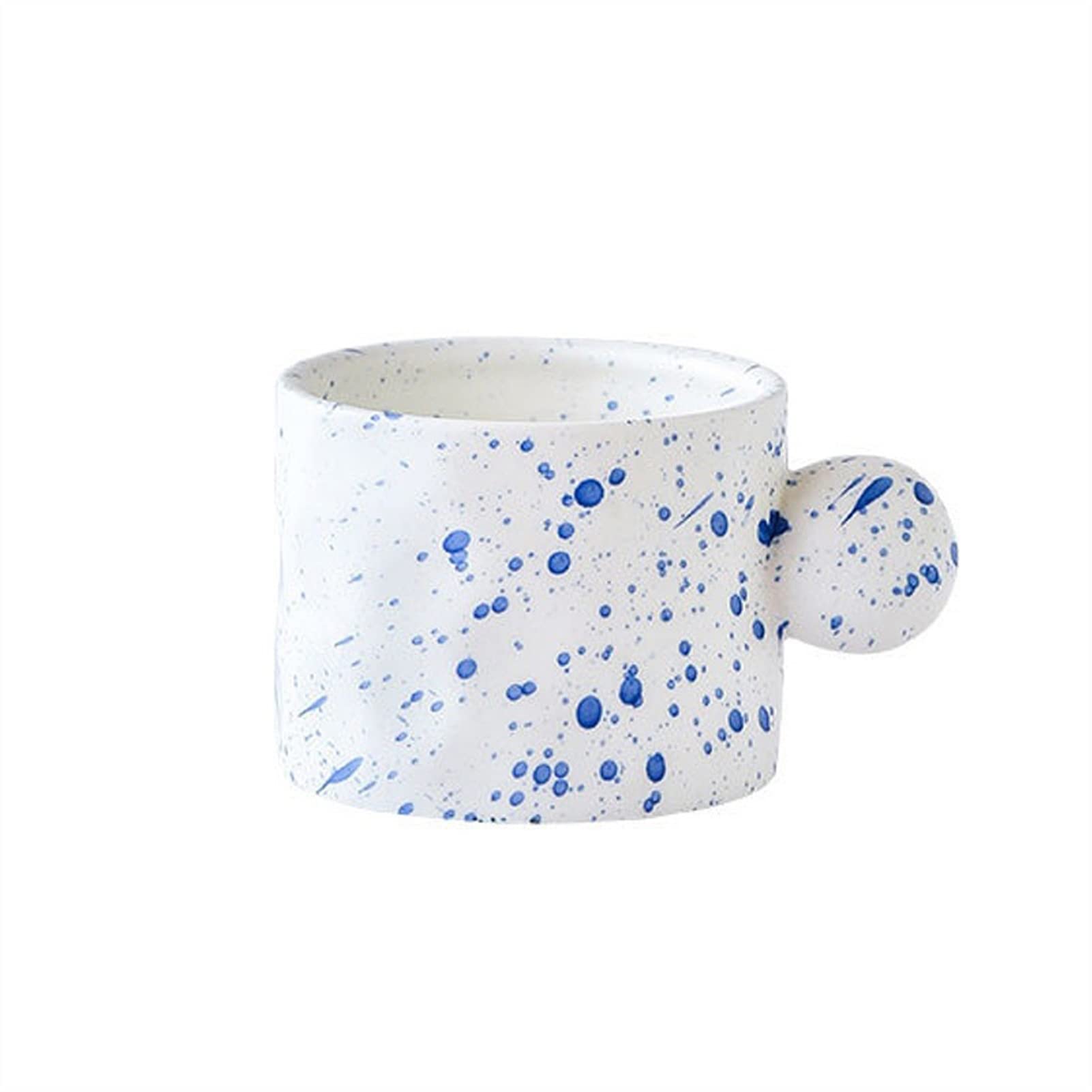 Kaffeetasse Kreativer Becher handgemachte Tinte Keramik Kaffee Tee Milchtasse Modernes Wohnzimmer Frühstück Milch Tasse Haushalt Geschirr Teetasse (Color : B)