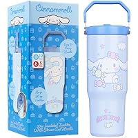 Get Trend Hello Kitty Cinnamoroll Vaso Termico con Asa y Pajita
