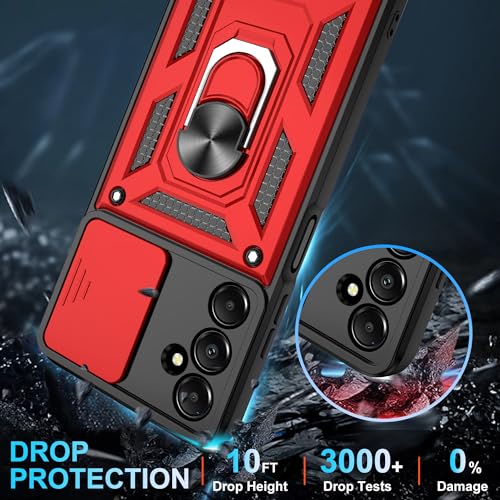 Coque Samsung Galaxy A05s 4G rouge finition premium haute protection - 5