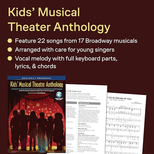 Broadway Presents! Kids' Musical Theatre Anthology | Songbook for Young Singers with Piano Accompaniment | Musical Books with Vocal Score, Online Audio | Broadway Musicals Sheet Music Collection - Thumbnail 3