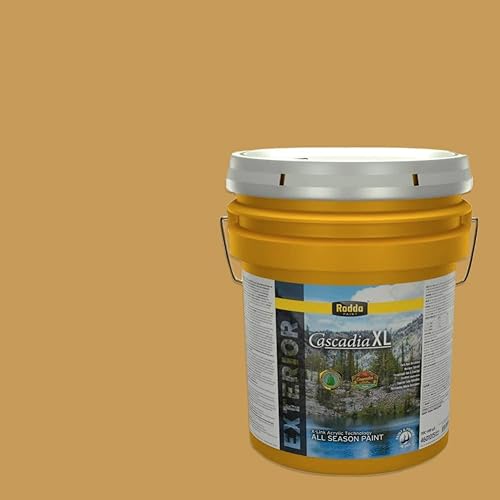 Vista 163 de Rodda Paint CASCADIA ZERO - Pintura e imprimación semibrillante para interiores en uno, cuarto de galón, rodaja de limón Lemon Slice