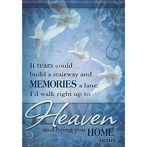Carson 13 x 18 in. If Tears Garden Flag Cover