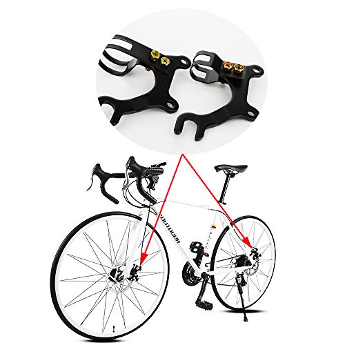 image for DQITJ 2 Pack Brake Bracket Adapter MTB Bicycle Mounting Holder 20mm an
