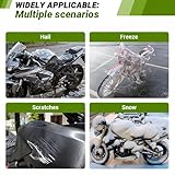 Heavy Duty Motorcycle Cover For Aprilia Tuono V4 Factory 1100 2021-2024, Thick cotton pad motorcycle hail cover for outdoor use to keep clean, windproof and scratch-proof Sun with Lock Holes - Image 5