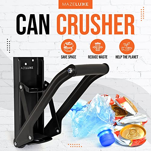 Mazeluxe 769 12 And 16 Oz Can Crusher Crushes Aluminum Cans And Plastic Bottles thumb #1