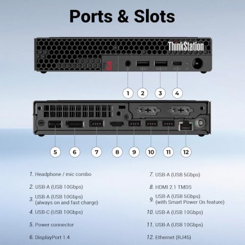 Lenovo ThinkStation P3 Intel Core i5-14500 14-Core Business Mini Desktop - image 9