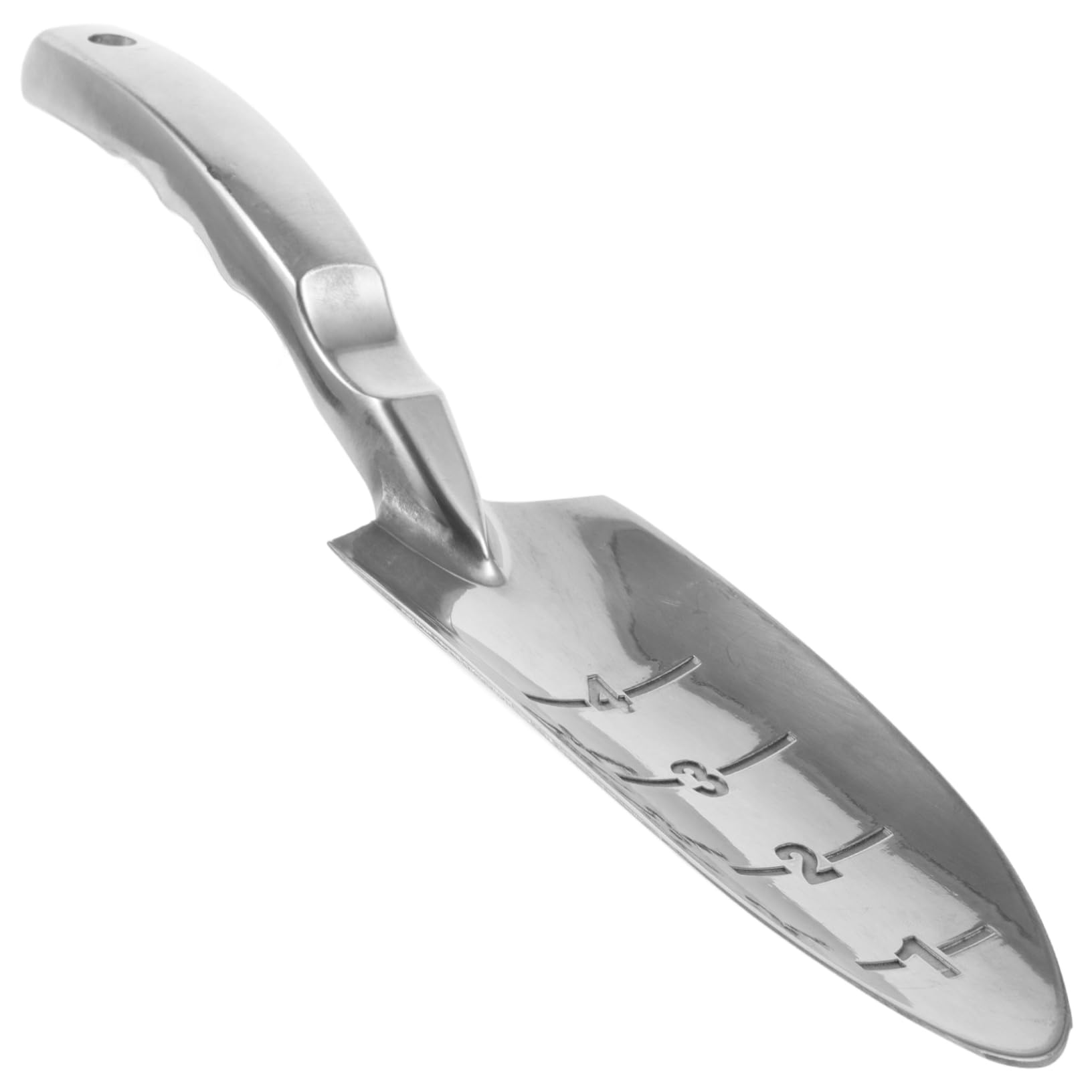 BESPORTBLE 5 Pièces Gardening Digging Phel Tools Bêche De Jardin Pelle De Rempotage Lourd Usine Aménagement Paysager Pelle De Plantation De Jardin Alliage D'aluminium Silver