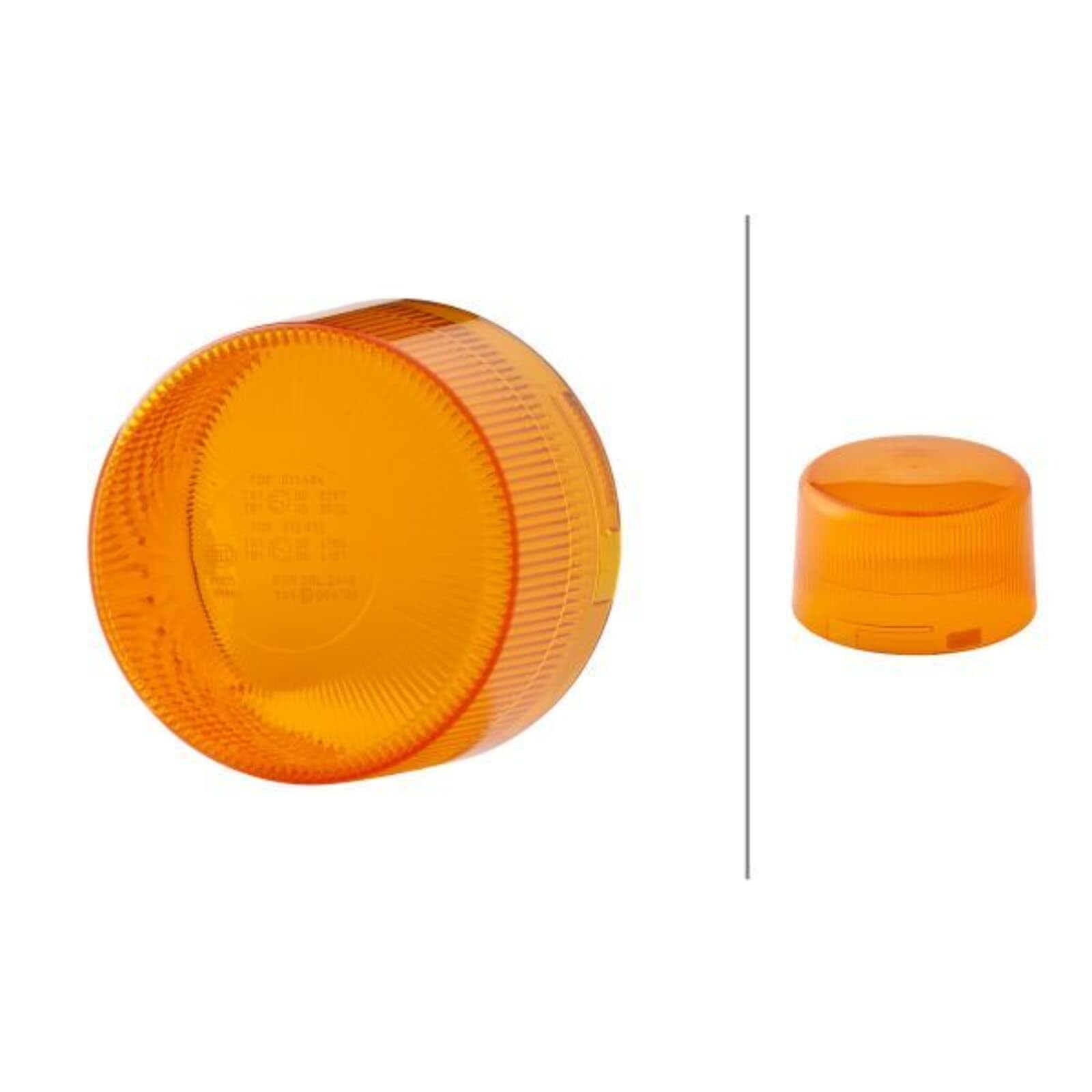 HELLA LED Światła ostrzegawcze - KL 7000 - 12V / 24V - żółty - Oprawa/przykręcany - Przewodu: 120[mm] - Wtyczki: Flachstecker - Ilość: 1 - 2XD 012 972-001