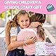 KEELYY Einschulung Mädchen Ärmbänder Einschulung Geschenk Schulkind Schultüte Füllung Schulanfang Geschenk Armband mit Grußkarte Geschenkbox