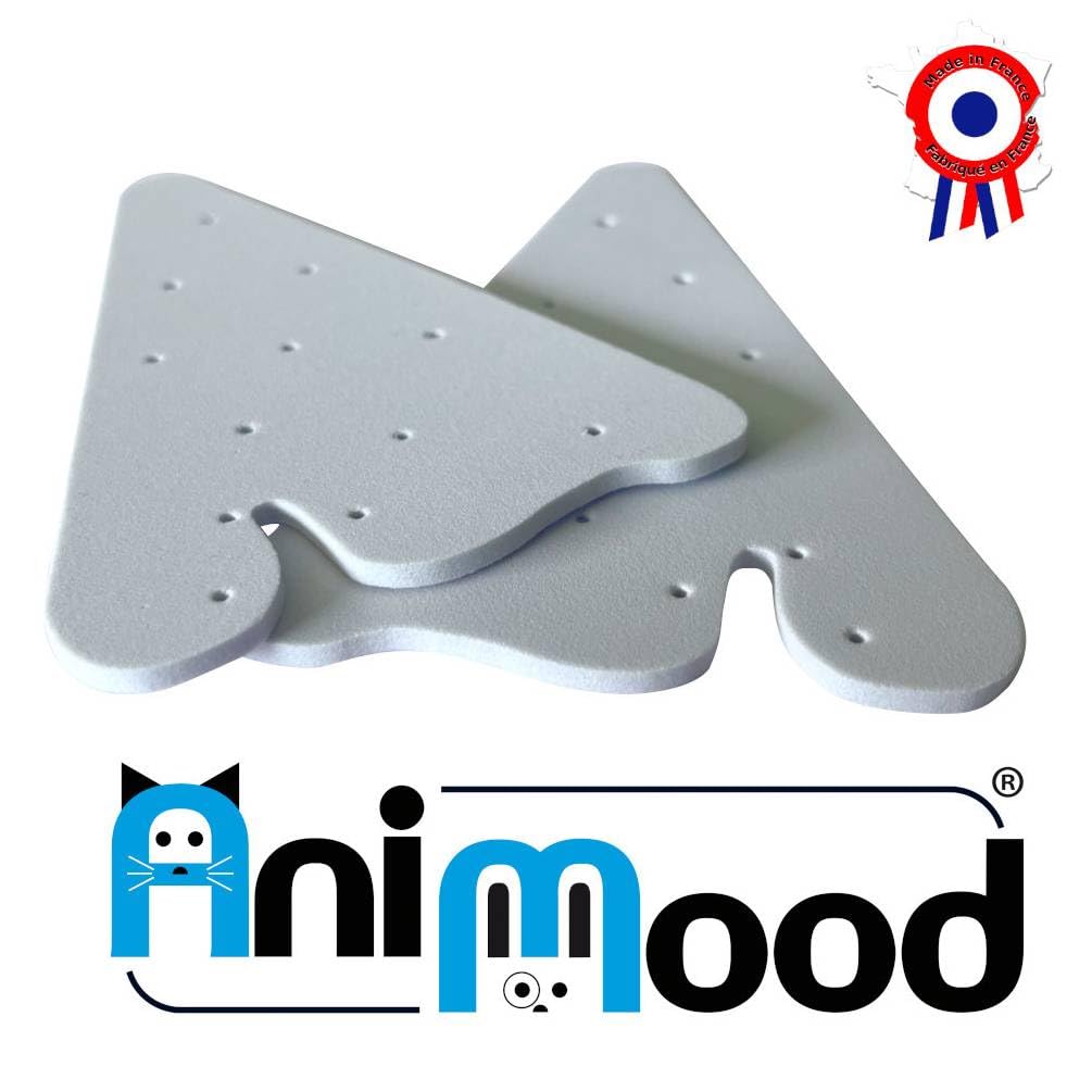 2 Tuteurs Redressage Oreilles Chien - Mousse Microflex Hypoallergénique - Soutien Croissance Chiots Malinois Berger Allemand Doberman - Ajustable