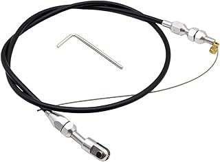 36" LS Throttle Cable Compatible with Chevrolet 1997-2007 LS1 Engine 4.8L 5.3L 5.7L 6.0L LS Swap Fuel Line Kit Carburetor Accelerator Cable Braided Throttle Cable for most throttle components