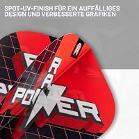 Target Darts Phil Taylor Gen 11 Power 9-Five Flights, Raw Power Pro Ultra Dart Flight Set, 9er Packung | Phil Taylor G11 Dart Flights, Professionelles Dart Zubehör - Kite Form – Ansicht 4