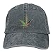 Produktbild Presock IEHFE Men Women Classic Denim Cannabis Leaf Adjustable Baseball Cap Dad Hat Low Profile Perfect for Outdoor