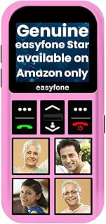 easyfone Star - Safety Device Cum Phone for Kids with SOS, GPS Tracking, Discreet Listening, Photo Dial, No Internet, 10 D... Price In India
