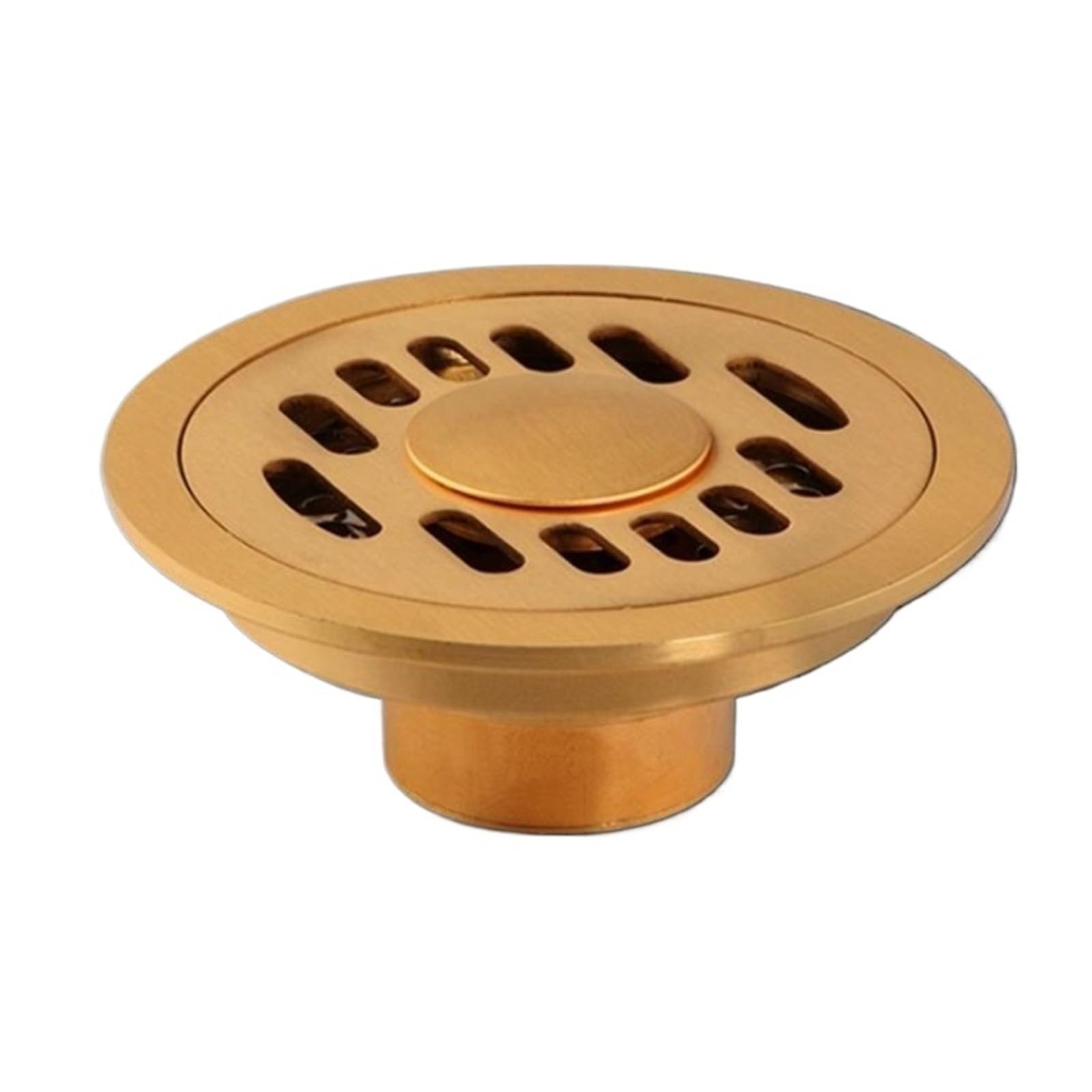Gulley Grid 10 CM Brass Round Floor Drain Cover Shower Waste Drainer Grate(COLOR1)