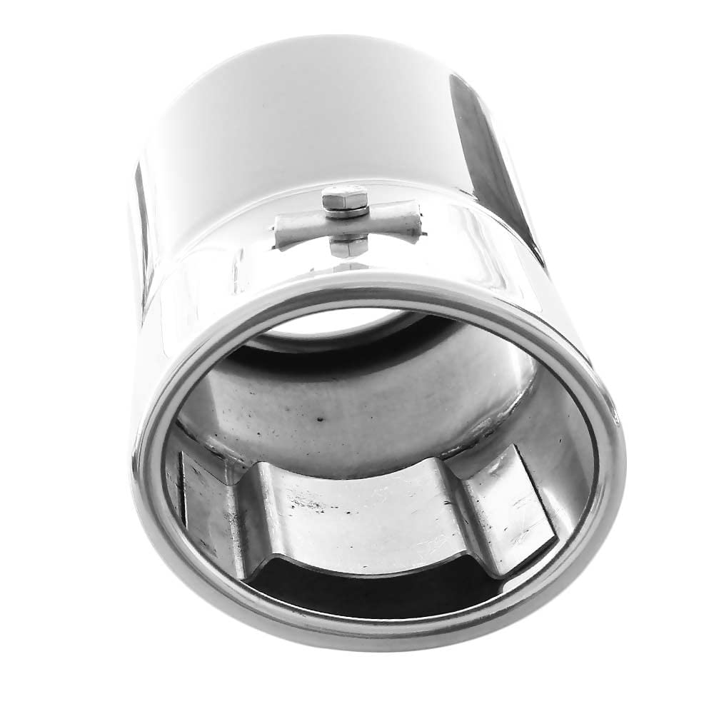 Exhaust Trim Tailpipe End Piece Exhaust Trim Silencer Sport Exhaust Universal Sound Vapour Sport Tuning Look Stainless Steel Oval Up To 56 Mm Chrome AutoHobby - View #9