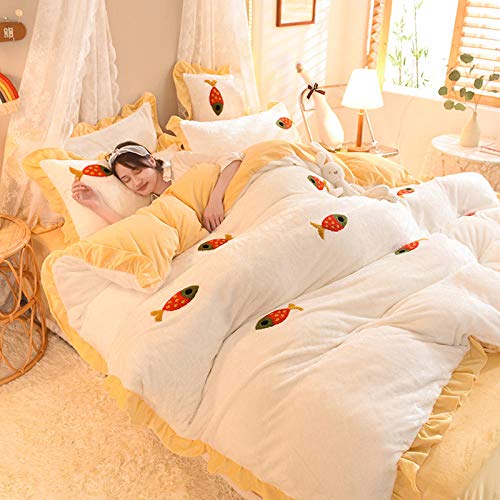 juegos de sábanas infantiles 105,Franela de invierno calidez engrosad