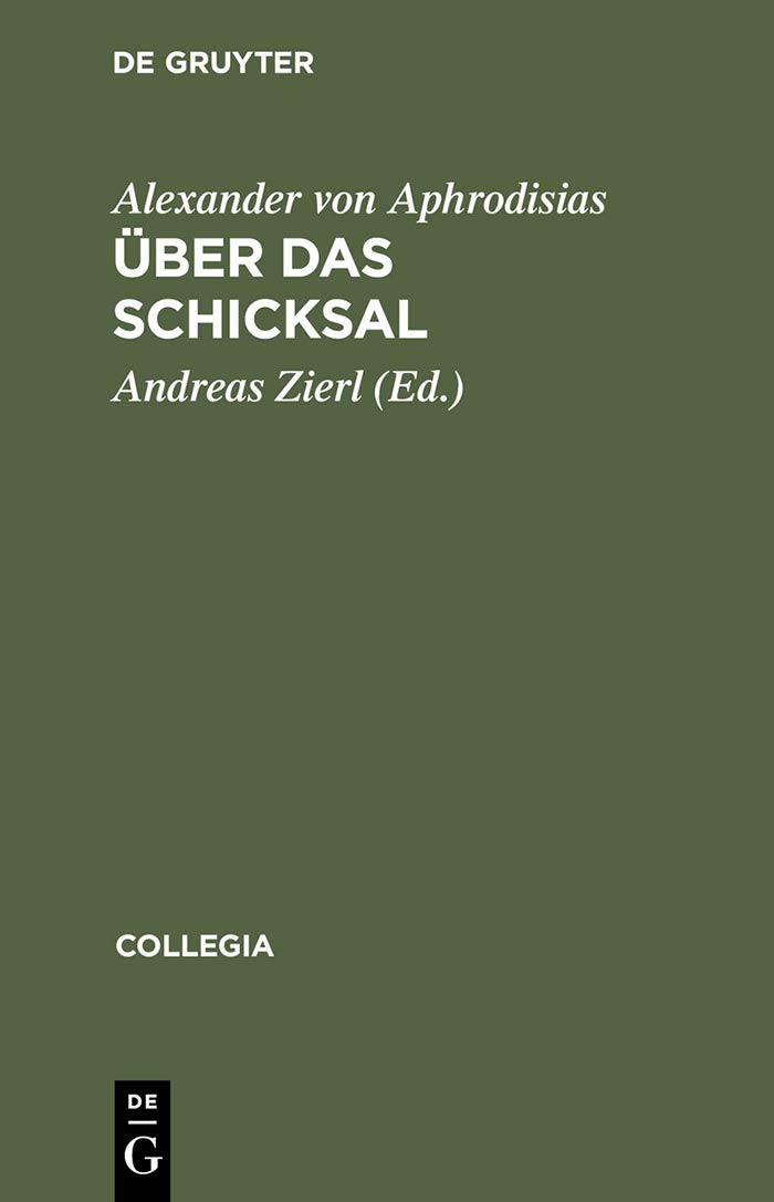 Über das Schicksal (Collegia)
