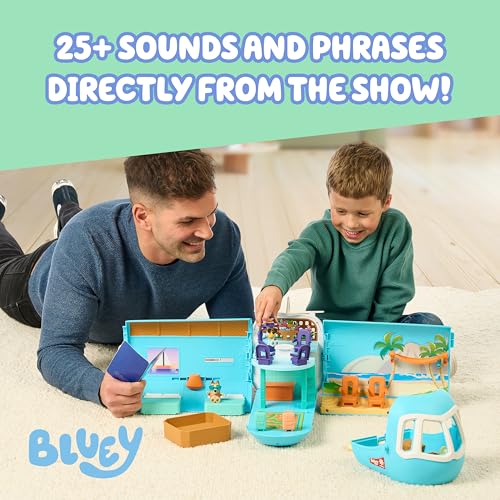 Bluey 3-in-1 Transforming Airplane Toys for Kids, Resort & Boat - image 6