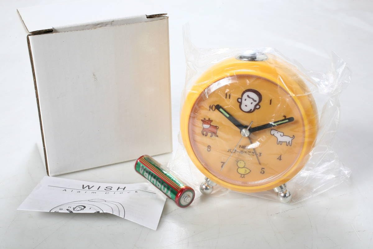 バザールでござーる　リンリン目覚まし時計 NEC'96ライトアップフェア懸賞品 Amazon.co.jp: NEC バザールでござーる 目覚まし時計 ノベルティグッズ