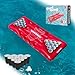 Produktbild RedCupShop® XXL Pool Pong Luftmatratze | Set inkl. 25 Becher & 3 Bälle | Große 175 x 75 cm Pool Matratze | Cooles Sommer Geschenk