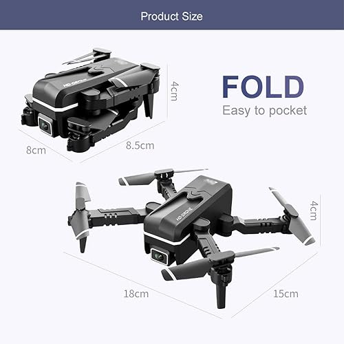 Miniatura 7 de Mini Drone Foldable RC Quadcopter 4K HD FPV Camera One Key Take OffLanding Altitude Hold 3D Flip Easy to Fly Toy Drone Gifts for Kids Adults