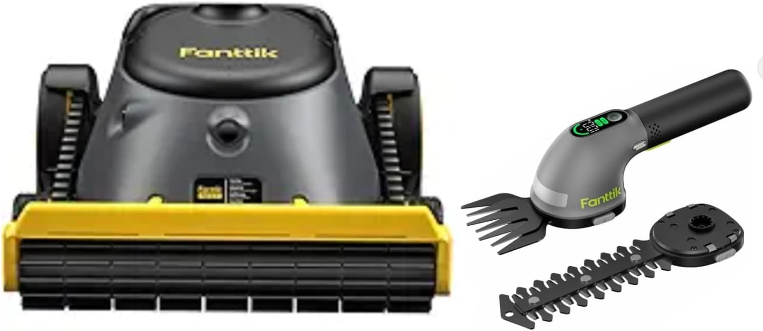 Fanttik Aero X Horizontal Waterline Cleaning & Fanttik Z10 Pro Cordless Hedge Trimmer