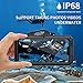 Unitedtime for iPhone 13 Pro Case Waterproof with Built-in Screen Protector Full Body Rugged Hard Silicone, Military Grade Shockproof Dustproof Protective Cover 6.1 Inch Black