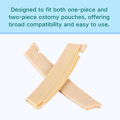 Miniatura 6 de 20 clips para bolsa de ostomía con cierre de cola, suministros de colostomía, cierre de cola a prueba de fugas, barras de sellado de ajuste seguro,