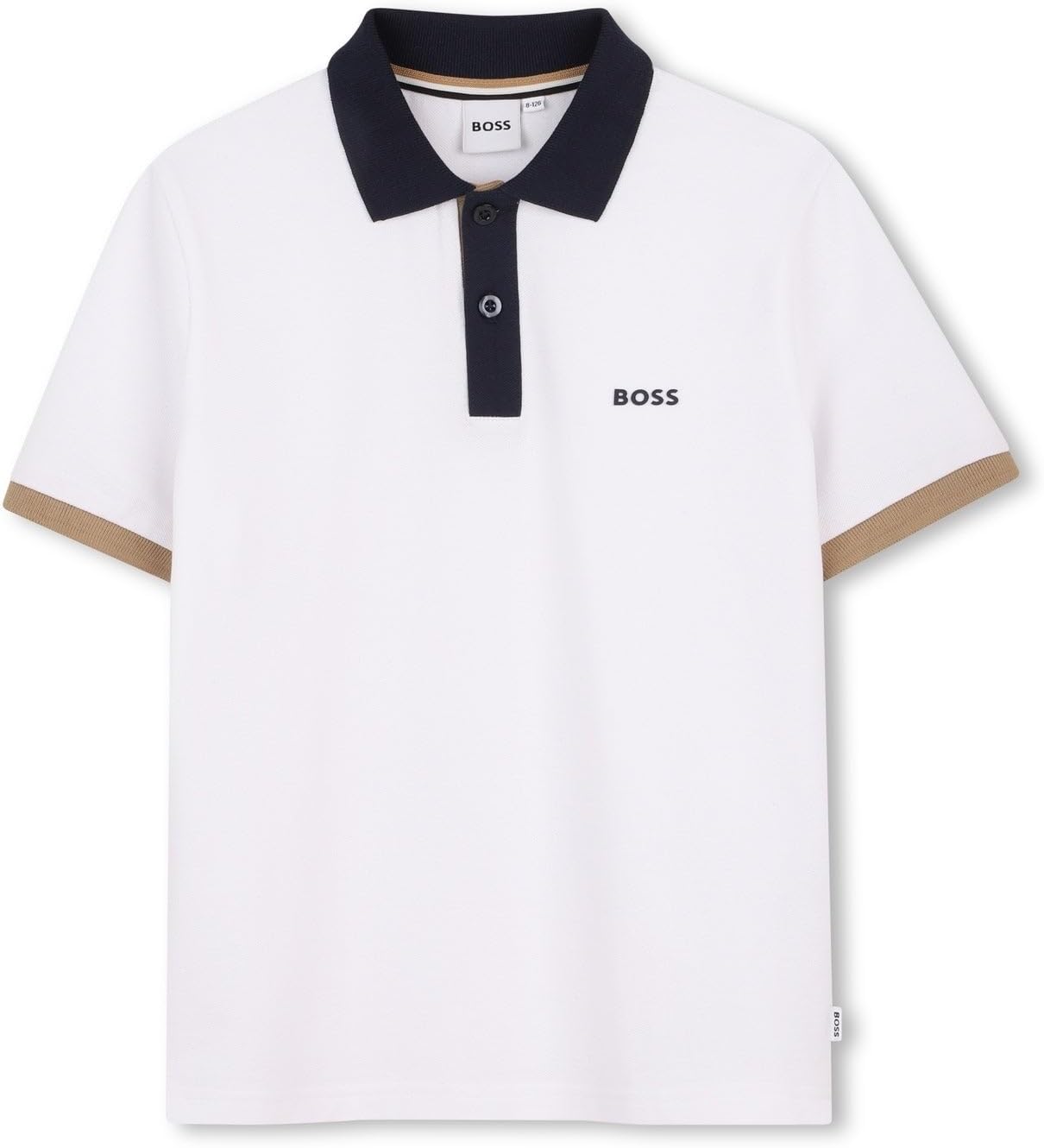 BOSS Boys Boys Short Sleeve Polo Kids Short Sleeve Cotton Classic Fit Polo
