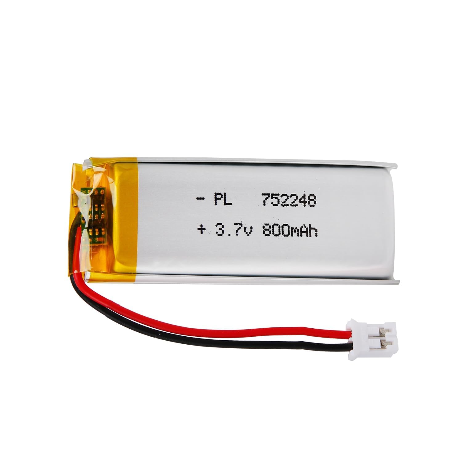 Batería Lipo 3.7V, 380mAh 702030 a Iones de Litio con conexión 2P-PH con Paso 2,0 mm — view 45