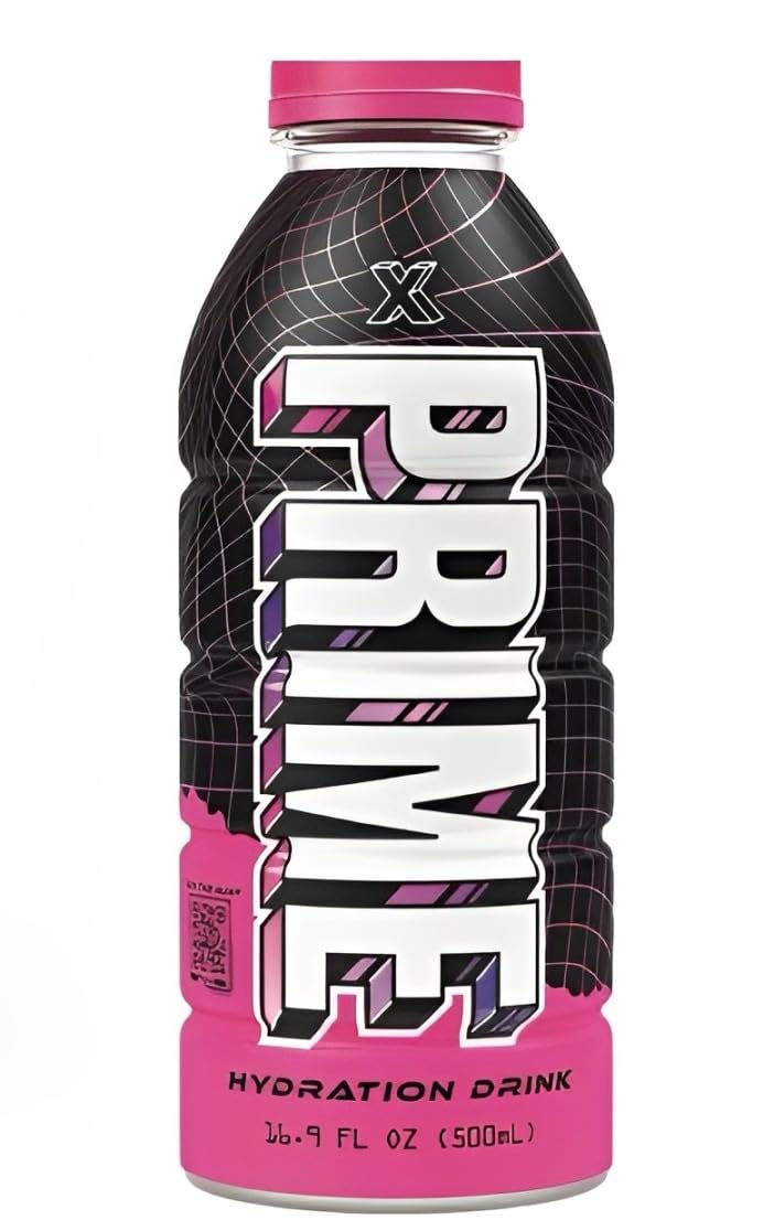 Prime X Drink, New Special Edition Pink Bottle, 16.9oz (1 Bottle) 500ml