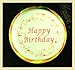 Designer Stencils C013 Happy Birthday Cake Stencil, Beige/semi-transparent 3 x 5..5 inches