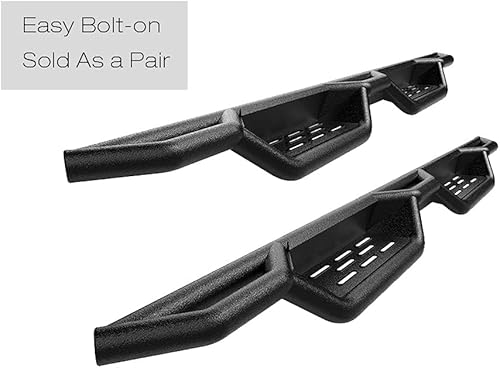 Miniatura 10 de APS Estribos laterales de acero inoxidable 304 compatibles con Ram 1500 Crew Cab 2019-2025 (no es compatible con 2018 generación anterior