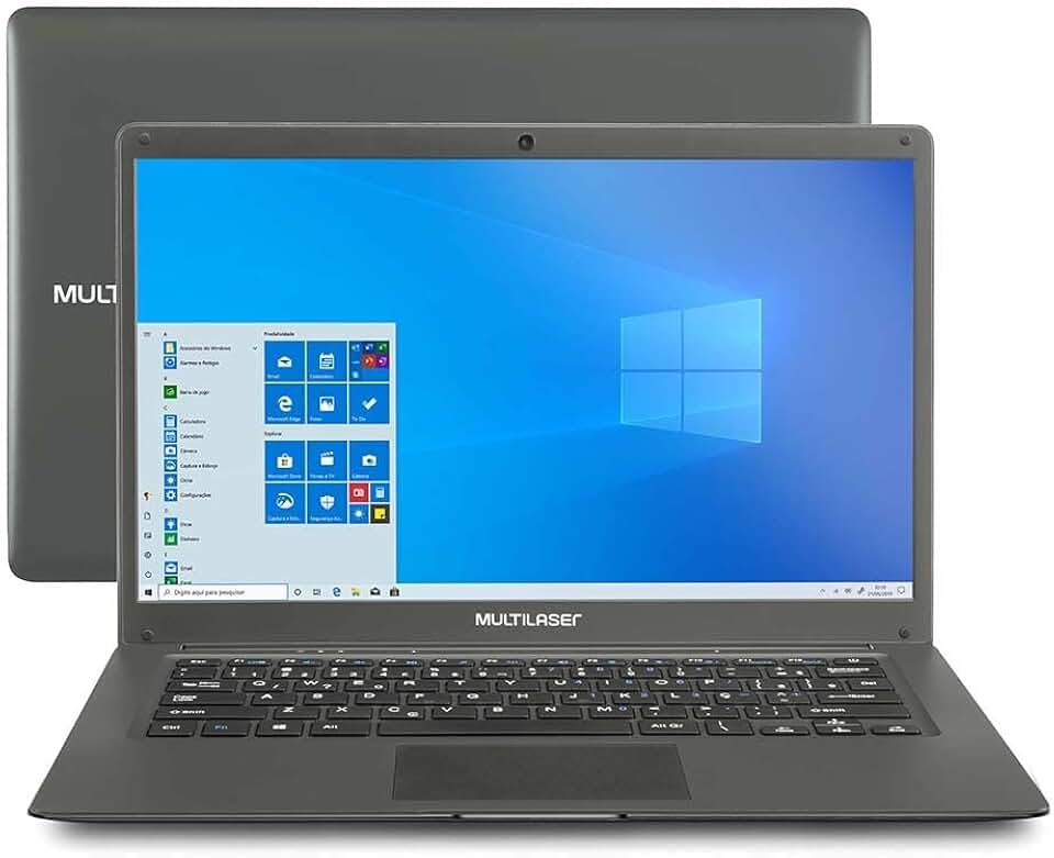 Notebook Legacy Cloud 2GB 32GB 14,1" Windows 10 Cinza Multilaser - PC130